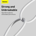 Baseus Lightning Superior Series cable, Fast Charging, Data 2.4A, 1.5m White (CALYS-B02)