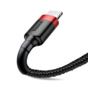 Baseus Lightning Cafule Cable 2A, 3m Red/Black (CALKLF-R91)