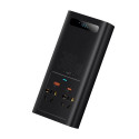 Baseus Car Power Inverter IGBT 300W/ 220V (C+U + Dual EU plug) with 12V clamp cables (0.40m) and Cig