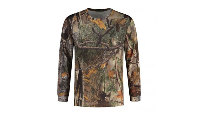 Stealth Gear T-shirt Long Sleeve Camo Forest Print size XXL