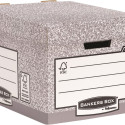 Папка с крышкой FELLOWES 325x285x385мм серый/белый