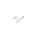 CABLE CLIPS 7MM 100PCS WHITE LANBERG