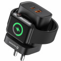 Swissten Travel Charger USB-A / USB-C / iWatch