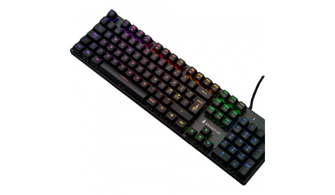 Klaviatuur SureFire KingPin M2 Mechanical Red switches, RGB Gaming Multimedia Keyboard – Nordic aset