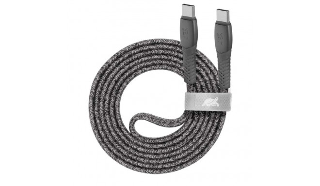 CABLE USB-C TO USB-C 1.2M/GREY PS6105 GR12 RIVACASE
