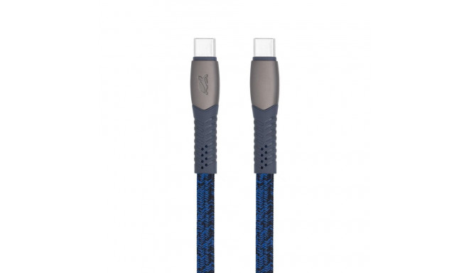 CABLE USB-C TO USB-C 1.2M/BLUE PS6105 BL12 RIVACASE