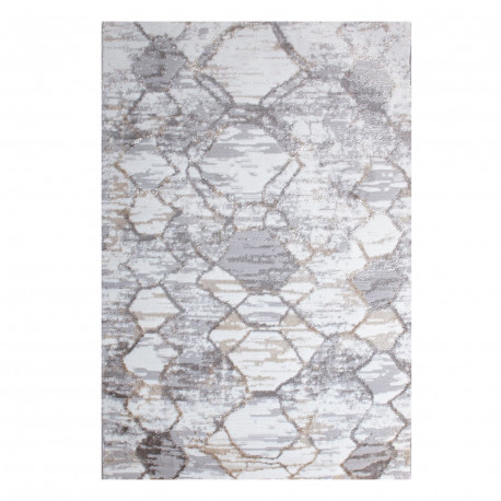 Carpet SALAMANCA-3, 160x230cm, silver/white