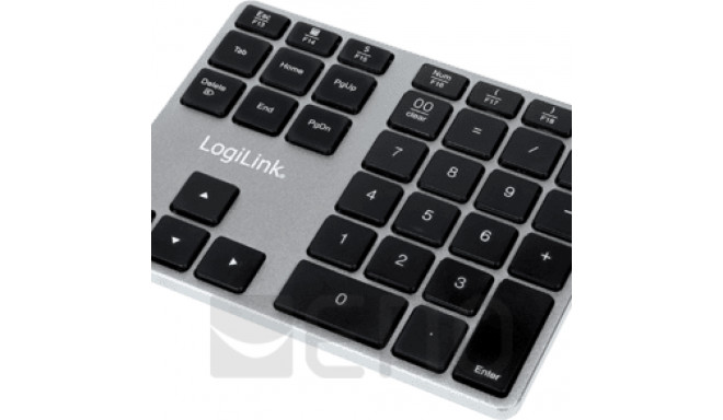 LogiLink Bluetooth numbrilaud, alumiinium