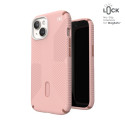 Speck Presidio2 Grip ClickLock & MagSafe - Case for iPhone 15 / iPhone 14 / iPhone 13 (Dahlia Pink/R