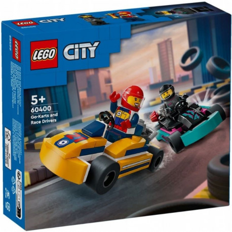 Blocks City mängukomplekt 60400 go-kartid ja võidusõitjad