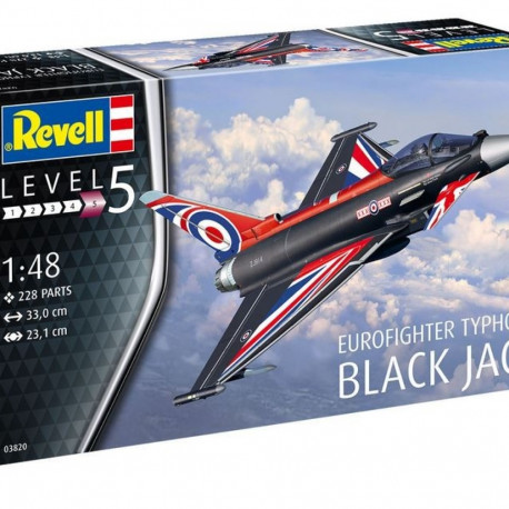 The Revell 1/48 Eurofighter Typhoon "Black Jack" (Kit #03860) is the most prominent