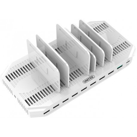 CHARGING STATION 10xUSB 160W;QC3.0;USB-C; Y-219