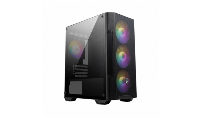 MSI MAG Forge M100A must läbipaistev micro tower