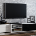 Cama TV cabinet SIGMA1 180 white/black gloss