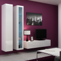 Cama TV stand VIGO 140 30/140/40 white/white gloss Cama TV stand VIGO 140 30/140/40 white/white gloss