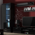 Cama display cabinet SOHO S6 2D2S black/black gloss
