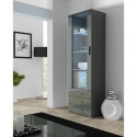 Cama display cabinet SOHO S1 grey/grey gloss