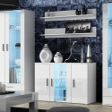 Cama display cabinet SOHO S6 2D2S white/white gloss