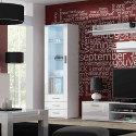 Cama display cabinet SOHO S1 white/white gloss
