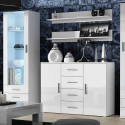 Cama display cabinet SOHO S1 white/white gloss