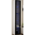 Cama Glass-case VIGO '180' 180/40/30 white/black gloss