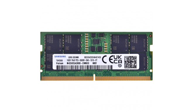 Samsung SO-DIMM 16GB DDR5 1Rx8 5600MHz PC5-44800 M425R2GA3BB0-CWM