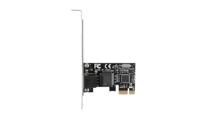 Lanberg PCE-1GB-201 Ethernet card 1GB RTL8111C with Low-Profile bracket