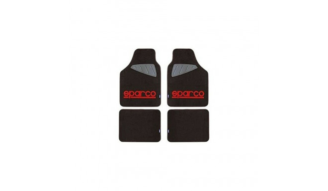 Комплект автомобильных ковриков Sparco SPC1903 Универсальный Черный/Красный (4 pcs)