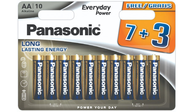 Panasonic Everyday Power батарейка LR6EPS/10BW (7+3)