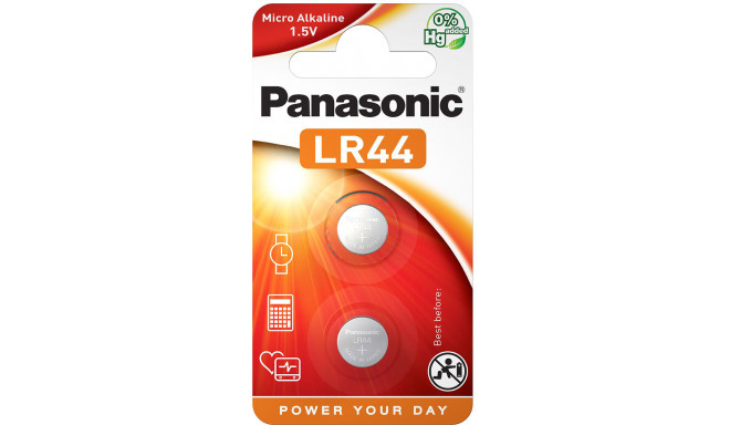 Panasonic батарейки LR44L/2BB