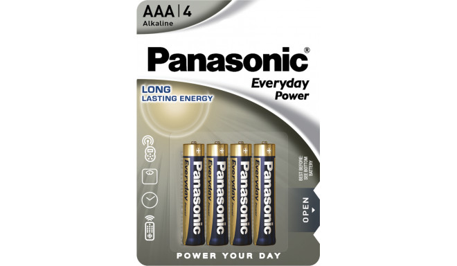 Panasonic Everyday Power baterija LR03EPS/4B