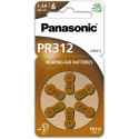 Panasonic hearing aid battery PR312L/6DC