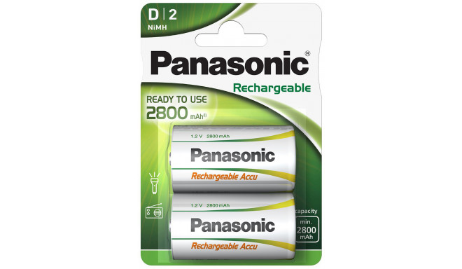 Panasonic rechargeable battery NiMh 2800mAh P20P/2B