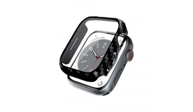 Crong CRG-45HS-CRB Smart Wearable Accessories Case Carbon Polycarbonate (PC), Tempered glass