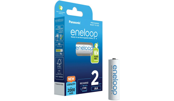 Panasonic eneloop aku AA 2000 2BP