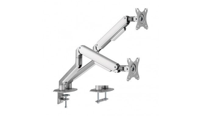 Dual 17”-32” Monitor Spring-Assisted Arm Mount