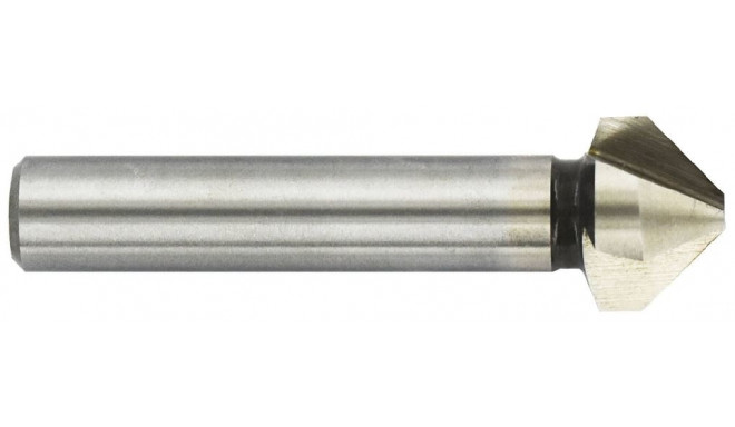 Countersink 90°, ØD=25,0 mm, shank 10 mm, HSS-E5. Bright, uncoated.