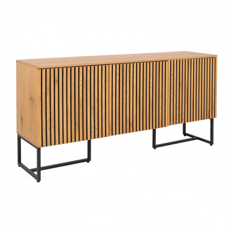 Kumode HAMPTON 160x40xH80cm, melamīns ar ozola rakstu
