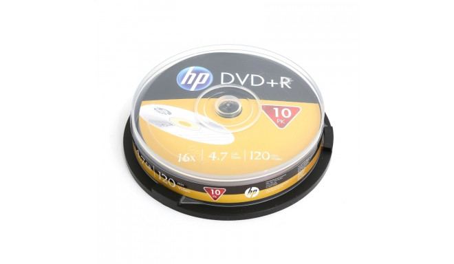 HP DVD+R 4.7GB 16X CAKE 10