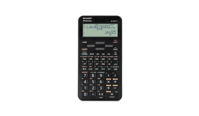 SHARP CALCULATOR SCIENTIFIC BLISTER 420 FUNCTIONS 4-LINE DISP BLACK ELW531TLBBK-EU