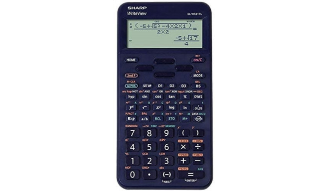 SHARP CALCULATOR SCIENTIFIC 420 FUNCTIONS 4-LINE DISP SH-ELW531TLBBL-EU