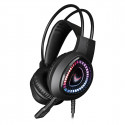 VARR GAMING RGB HEADSET WITH MIC VH8010L Lite 3,5 USB BLACK [45559]