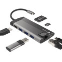 Multi Port Fowler Plus USB-C PD, 3x USB 3.0