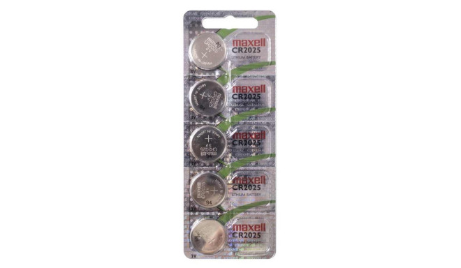 MAXELL spetsiaalne CR2025 patarei 5 tk
