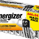 ENERGIZER BATTERIES ALKALINE POWER AAA LR03 MAXI PACK 24 PIECES NEW