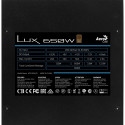 Aerocool LUX 650W power supply unit 20+4 pin ATX ATX Black
