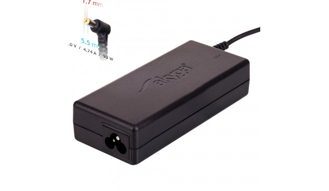 Akyga AK-ND-12 toiteadapter/inverter sisetingimustesse 90 W must