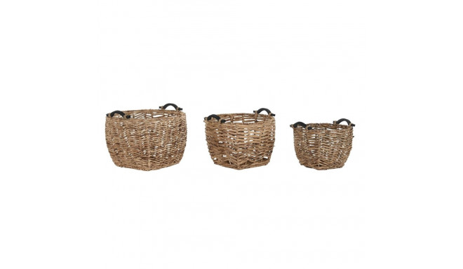 Grozs DKD Home Decor Koks Koloniāls Šķiedra (46 x 46 x 40 cm)