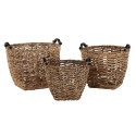 Grozs DKD Home Decor Koks Koloniāls Šķiedra (46 x 46 x 40 cm)