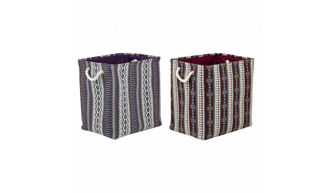 Decorative box DKD Home Decor Polyester Indian Man Eva Rubber 40 x 30 x 40 cm (2 Units)